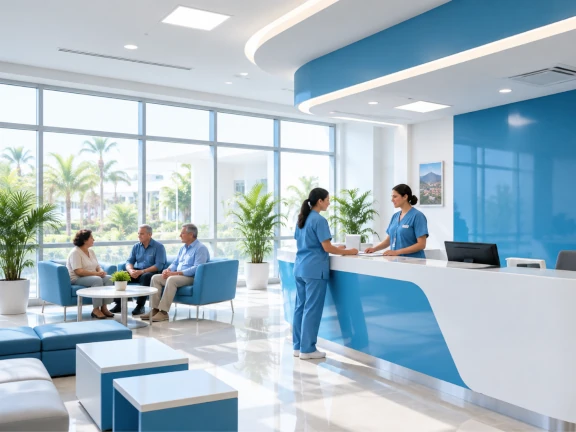 Modern private hospital in Mexico